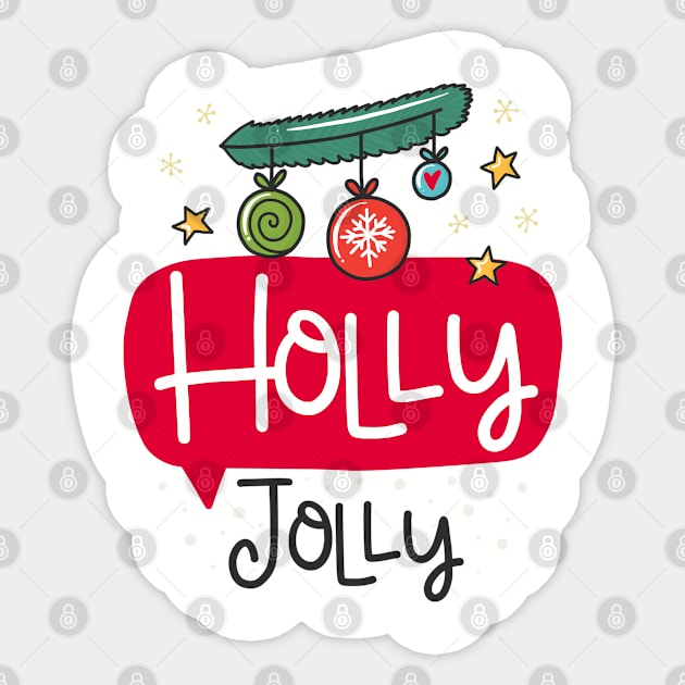 Holly Jolly Sticker by JoyFabrika